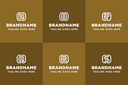 Letters DND DOD DPD DQD DRD DSD Logo, a Branding & Logo Template by Pray Art Design Studio (Thumbnail 2 of 2)