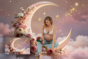 23 Moon Bloom Digital Backdrops, a Background Graphic by 3Motional (Thumbnail 3 of 8)