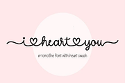 I Heart You Font, a Handwritten Font by Design Station (Thumbnail 1 of 9)