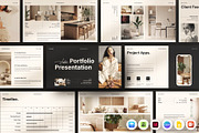 Minimal Aesthetic Portfolio Template, a Presentation Template by ArtisanaAura (Thumbnail 1 of 9)