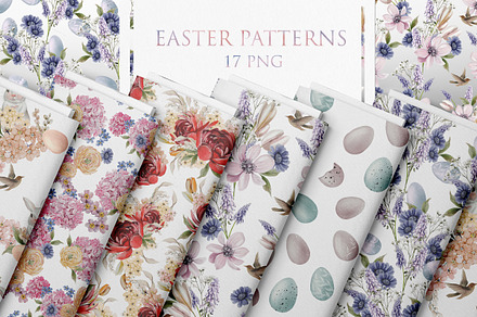 Watercolor EASTER PATTERN