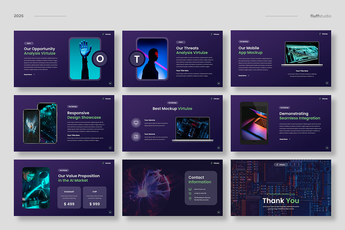 Artificial Intelligence Powerpoint, a Presentation Template by fluffstudio (Photo 5 of 5)