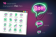 Halloween Neon Icons, an Outline Icon by Voysla's Shop (Thumbnail 4 of 6)