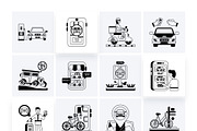 Ride Sharing and Transportation Icon, a Duotone Icon by Prosymbols (Thumbnail 9 of 9)