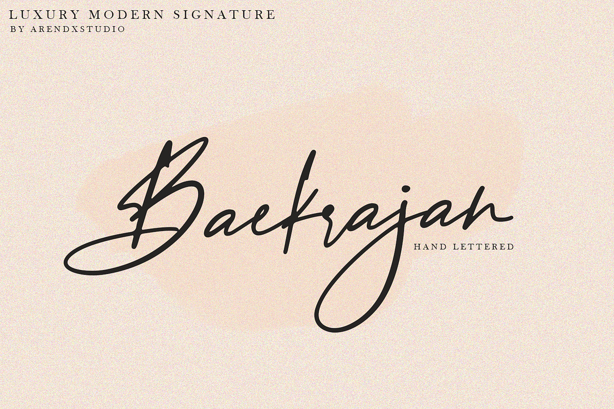 Baekrajan Luxury Modern Signature