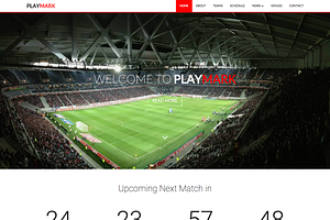 PlayMark - Sports Website Template