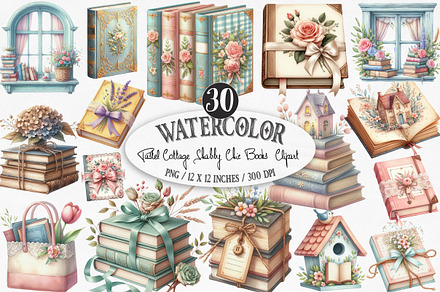Pastel Cottage Shabby Chic Books