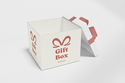 Gift Box Mockup, a Packaging Mockup by Twins_studio (Thumbnail 5 of 5)