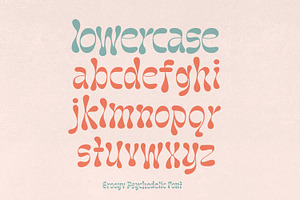 Naskle - Groovy Psychedelic Font