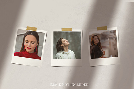 Minimalist Polaroid Photo Mockup preview 7