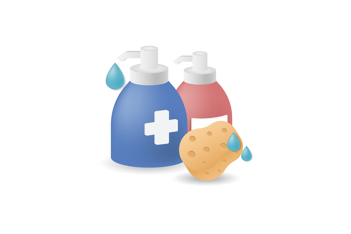 Cleaning 3D Icons Set Bundle, an Object Graphic by Aimagenarium@gmail.com (Photo 15 of 21)