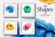 The Shapes (watercolor textures), a Texture Graphic by Soir Creative (Thumbnail 2 of 8)