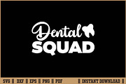 Dental Squad Cute Dentist Office SVG, a Healthcare Illustration by Handy Arts Studio (Thumbnail 1 of 3)