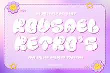 Rousael - Liquid Display Font