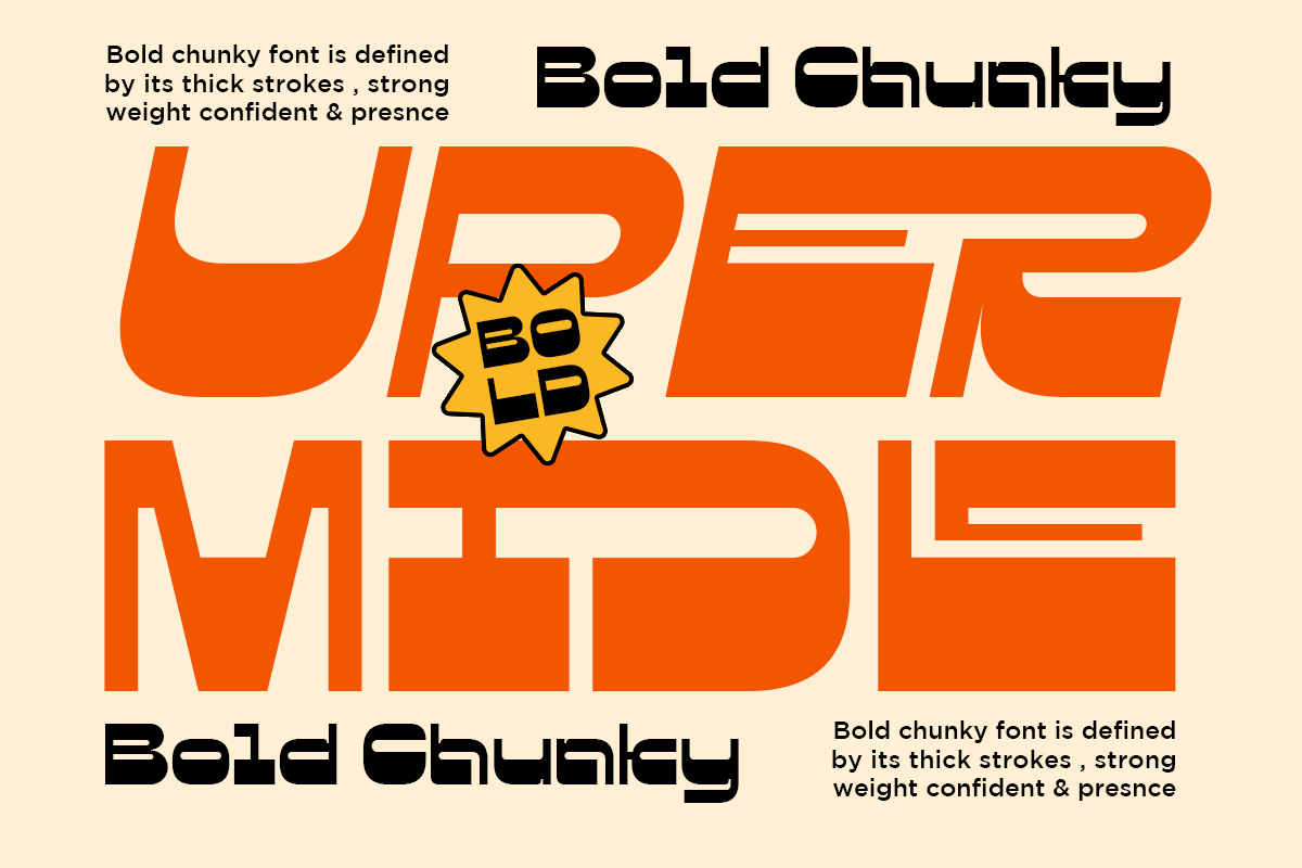 Krisle - Bold Chunky Font, a Sans Serif Font by Say Studio (Photo 6 of 11)