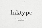 Inktype Font, a Serif Font by Burhan Afif (Thumbnail 1 of 10)