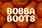 Bobba Boots - Juicy Bold Font, a Sans Serif Font by Pandeka Studio (Thumbnail 1 of 9)