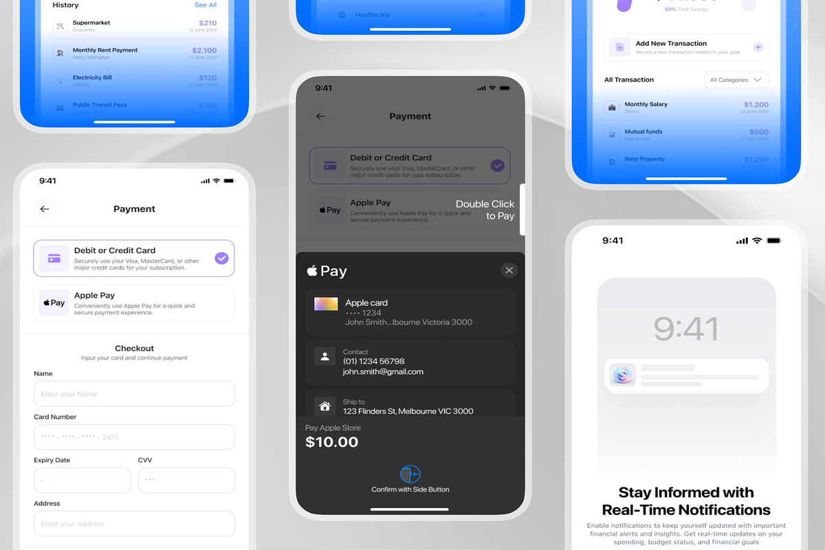 FundFlex - Finance Management UI Kit, an UI Kit Template by Creative Perspective (Photo 7 of 8)