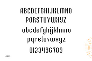 Joggin Modern Font