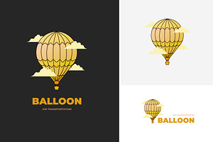minimal balloon logo icon template, a Branding & Logo Template by Pyruos ID