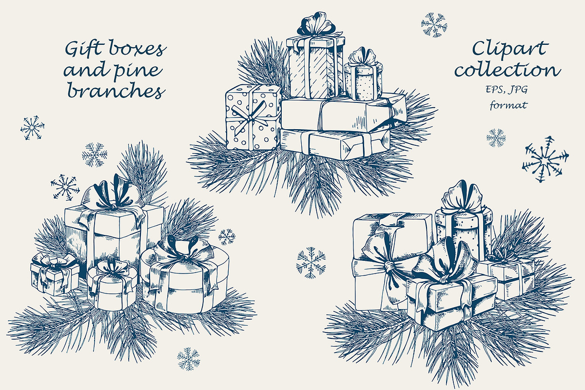 Stacks of Gift Boxes, an Object Graphic by Jeanna Draw (Photo 1 of 11)