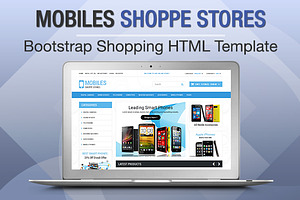 Mobiles Shoppe Stores Bootstrap, a Bootstrap Template by Sainath Chillapuram