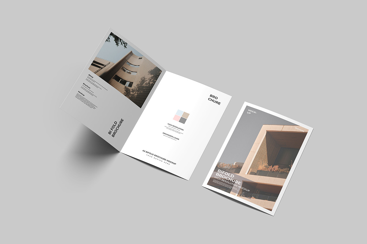 A5 Bifold Brochure Mockup Kit