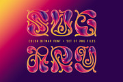 Sugary - Bitmap Color Font, a Symbol Font by Gleb Guralnyk (Thumbnail 1 of 5)