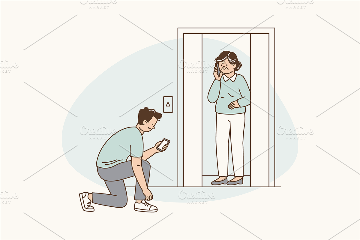 The Introvert Bubble Illustration, an Object Graphic by Jump Studio (Photo 7 of 12)