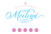 Meilina Fancy, a Script Font by JROH Creative (Thumbnail 1 of 7)