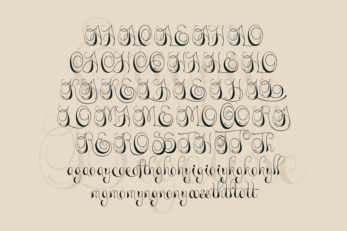 Etiopia Script, a Script Font by TypeClassHeroes (Photo 10 of 10)