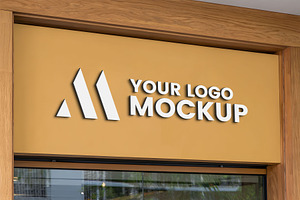 Logo Mockup Facade Sign
