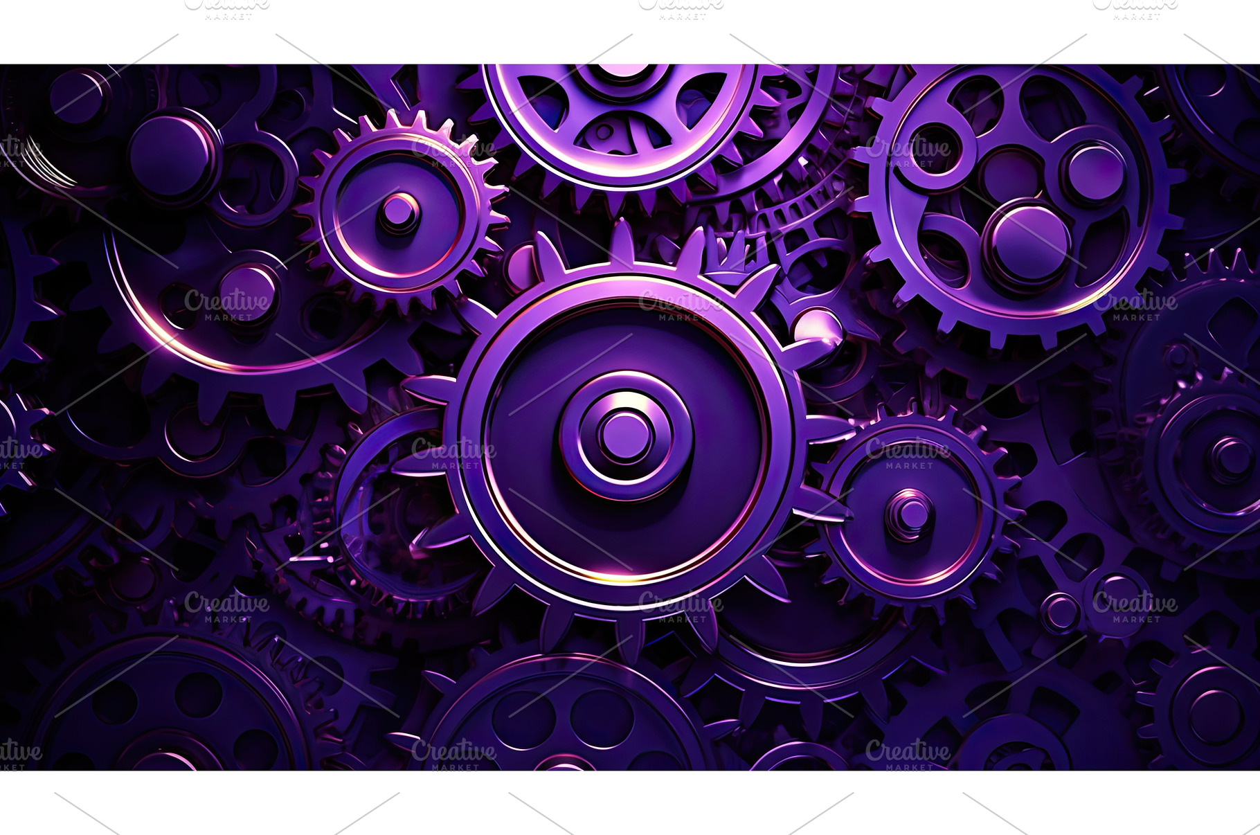 cogs technology background purple ai, a Technology Photo by pikepicture