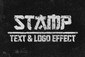 Stamp Print Effect