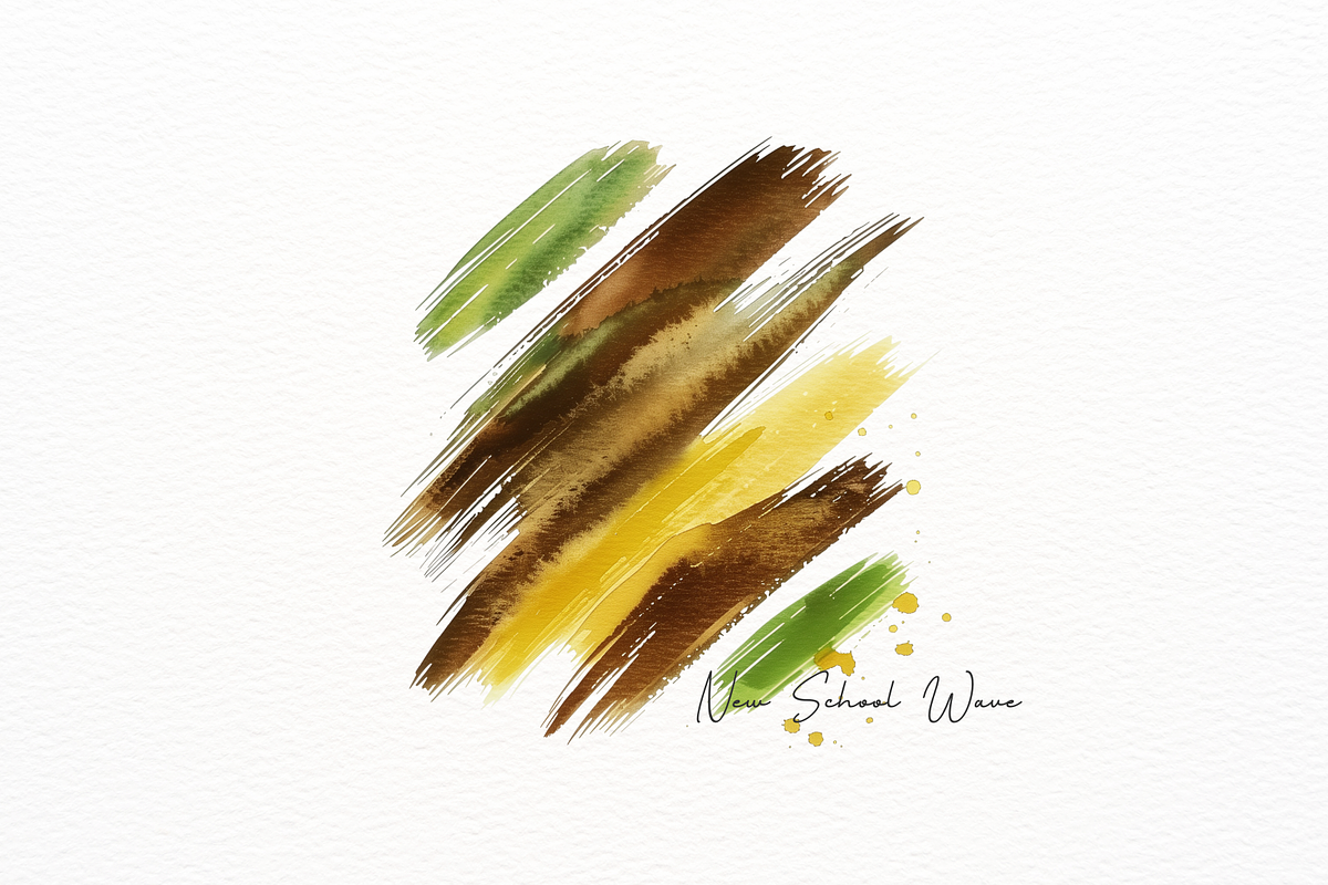 Vibrant Brush Strokes Clipart, an Object Illustration by New-School-Wave (Photo 2 of 5)