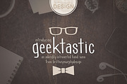 Geektastic, a Sans Serif Font by Brittney Murphy Design (Thumbnail 1 of 5)