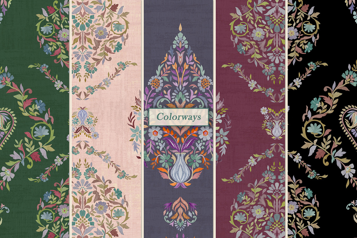 Ornate Petals Prints & Patterns, a Pattern Graphic by GND ART STUDIO (Photo 2 of 8)