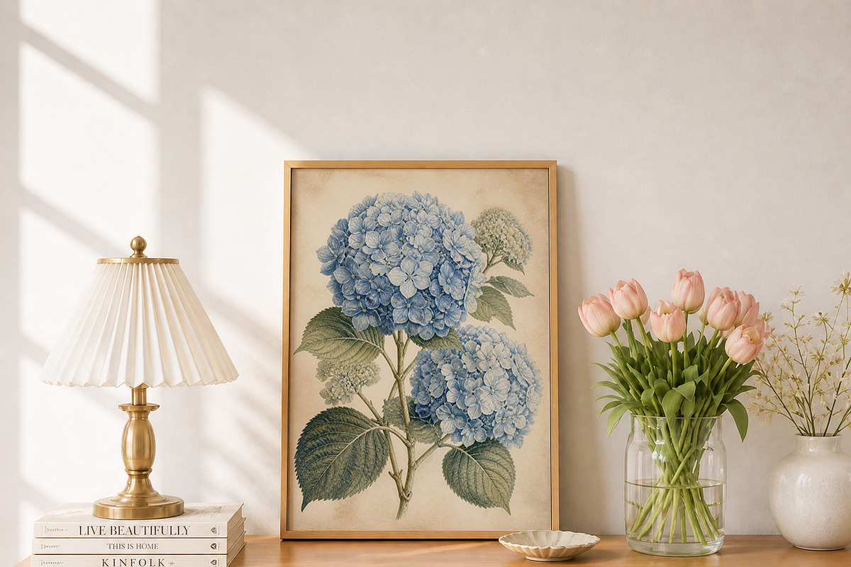 Vintage Botanical Wall Art Bundle, a Decorative Illustration by elfy creative (Photo 4 of 37)