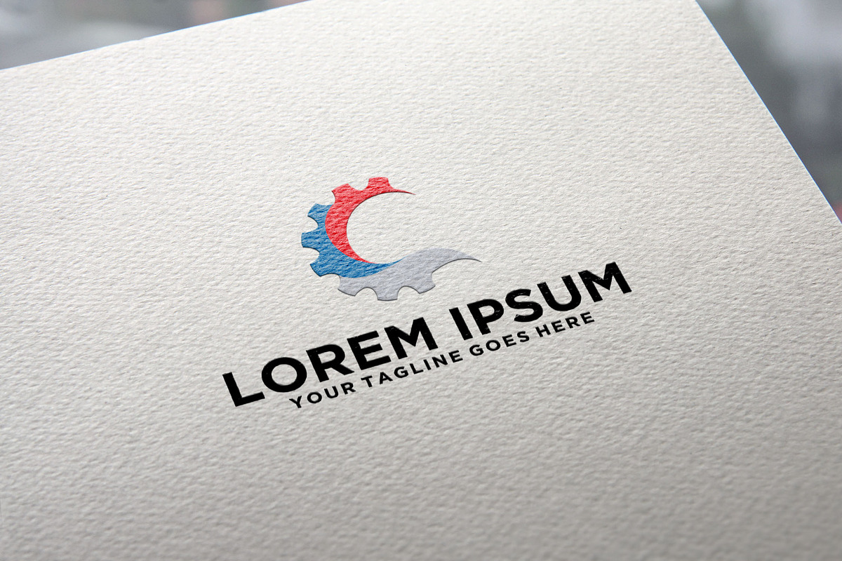 Manufacturing Industry machined logo, a Branding & Logo Template by REDVY CREATIVE
