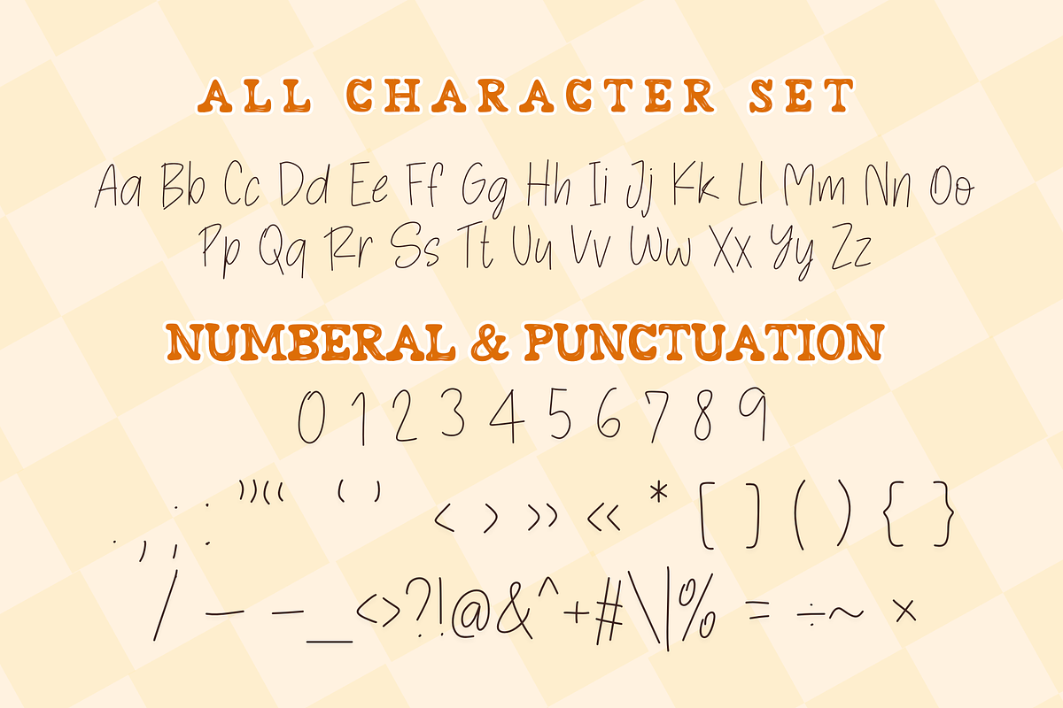 Spooky Mama is a retro duo font, a Serif Font by Brown Cupple (Photo 5 of 6)