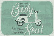 Rusted brushpen script + bonus, a Script Font by Gleb Guralnyk (Thumbnail 2 of 4)