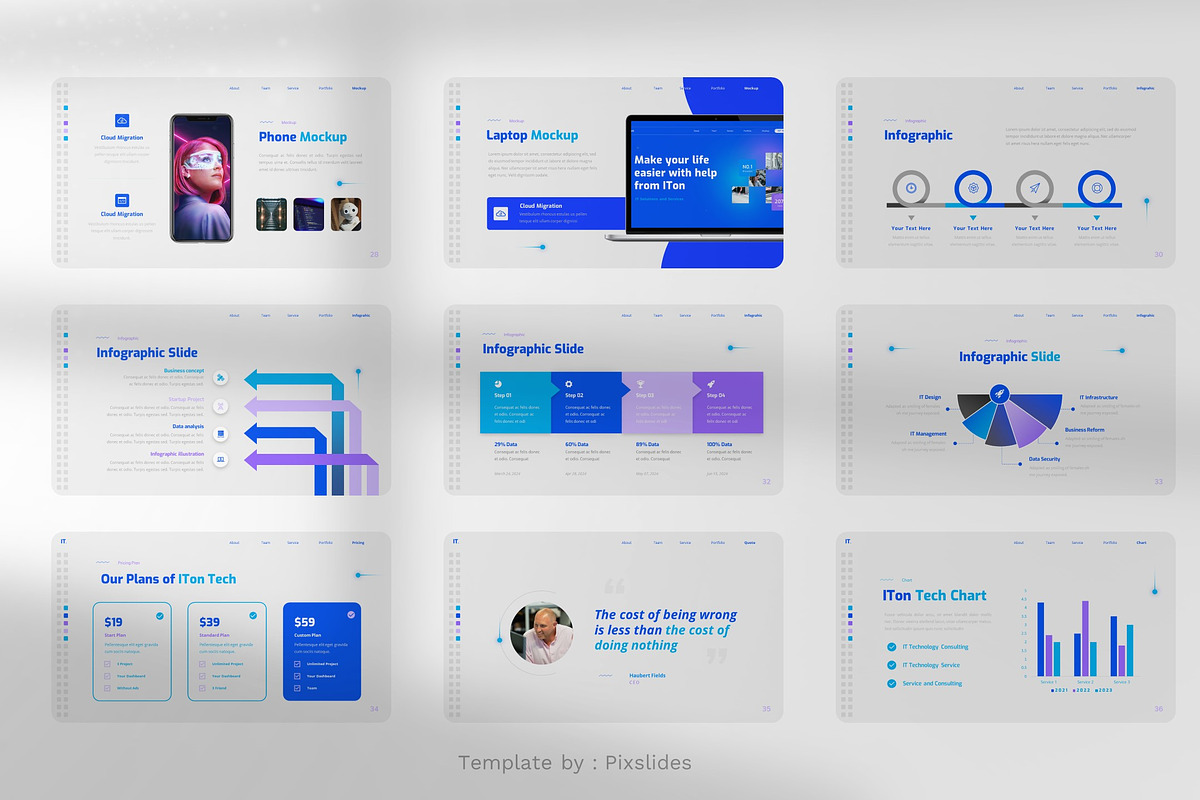 Information Technology PowerPoint, a Presentation Template by Pixslides (Photo 5 of 6)