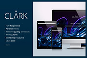 Clark - A corporate landing page, a HTML Template by revolumia (Thumbnail 1 of 5)