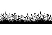 Wildflower Meadow Silhouette, an Object Graphic by Creativeshirt (Thumbnail 5 of 20)