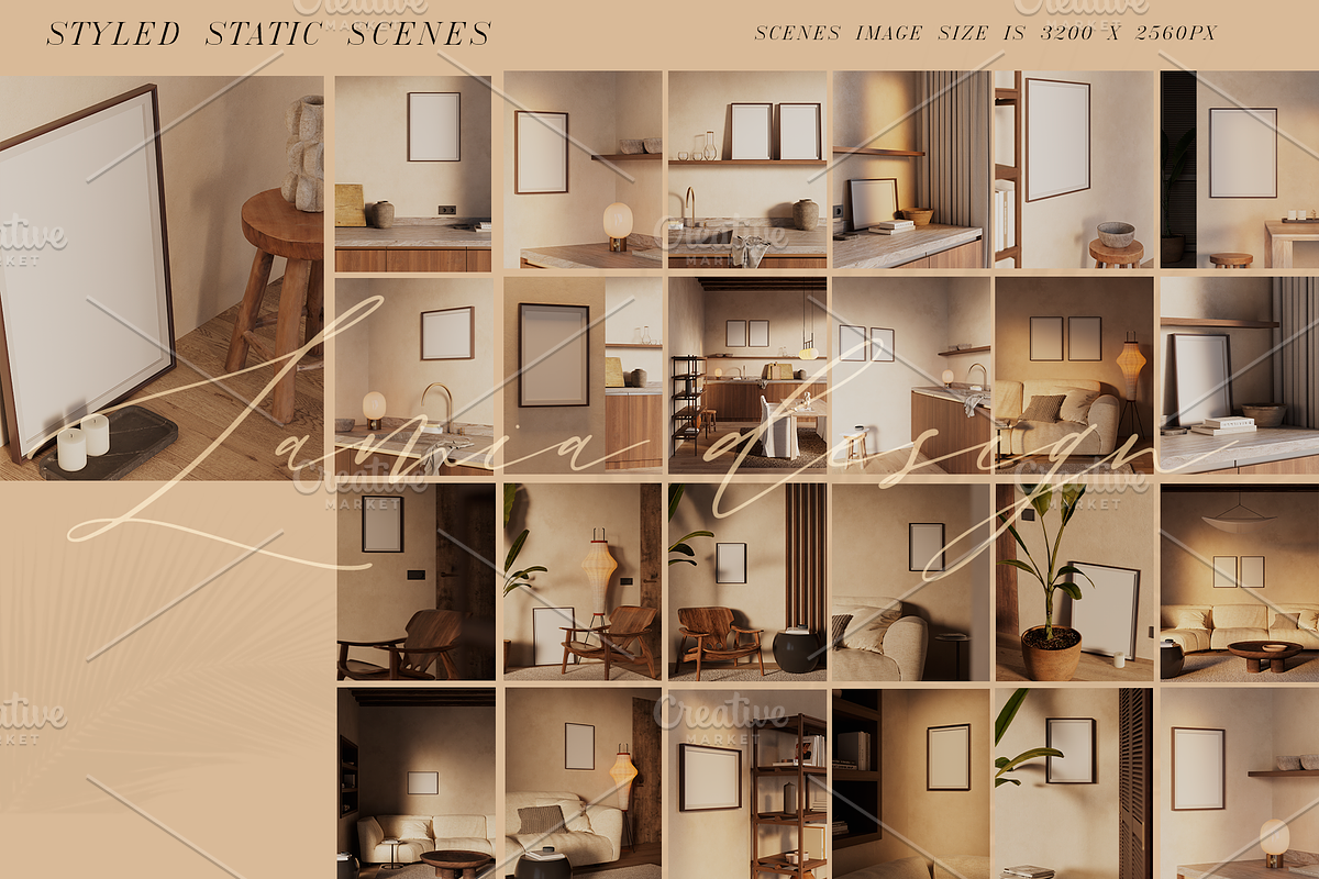 NAPLES Interior & Frame Mock-up, a Household Mockup by LAMIA DESIGN (Photo 15 of 16)