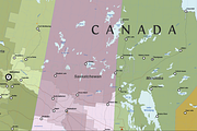 Vector Map of Canada, a Work Illustration by Cartorical (Thumbnail 5 of 6)