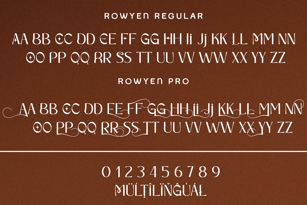 Rowyen – Sans Serif Font, a Sans Serif Font by NDNL Studio (Photo 7 of 8)
