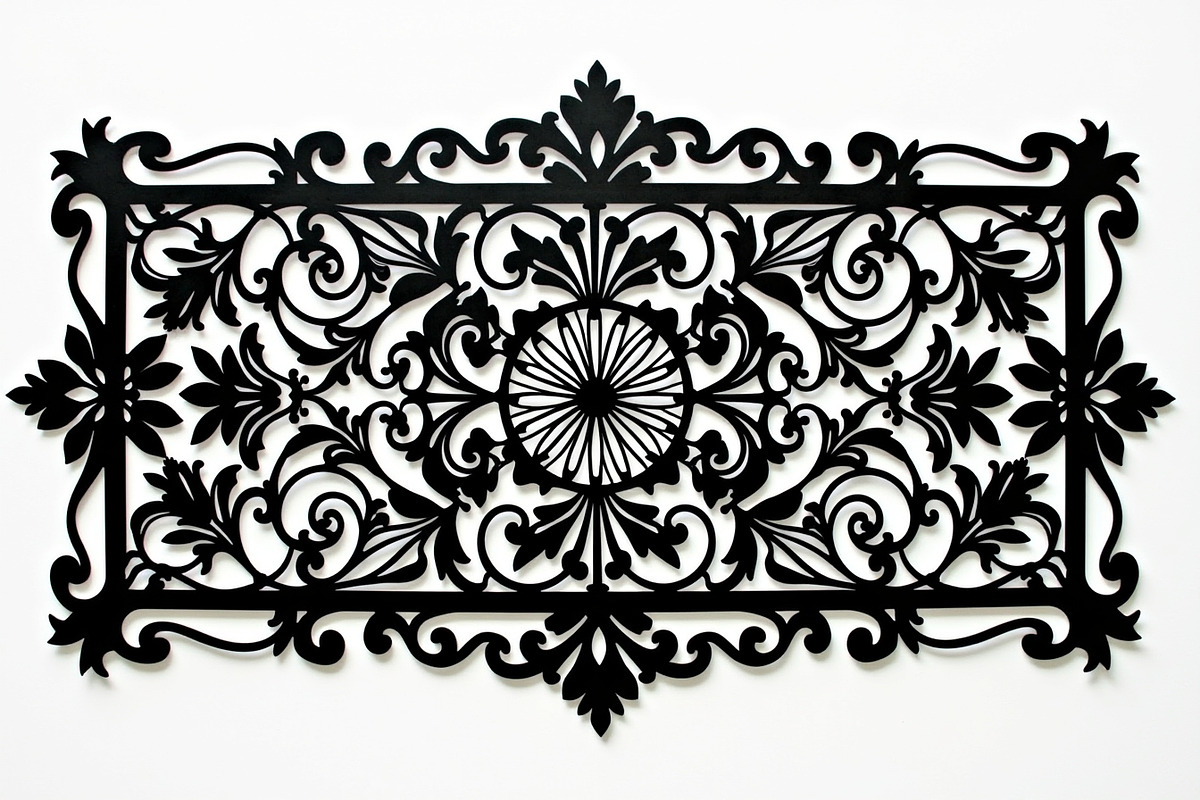 Elegant Laser Cut Floral Frames, an Illustration by abu67222 (Photo 5 of 7)