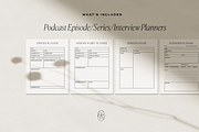 Podcast Planner Canva Template, a Presentation Template by HelloKarla (Thumbnail 4 of 7)