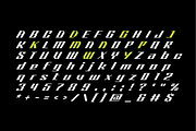 Strn-Sharp Edgy Sports Font, a Sans Serif Font by Ebad Designs (Thumbnail 2 of 8)